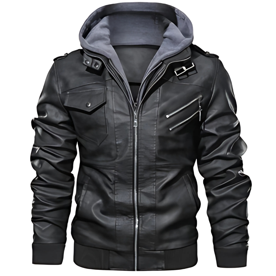 Albert™ - Veste en Cuir d'Hiver