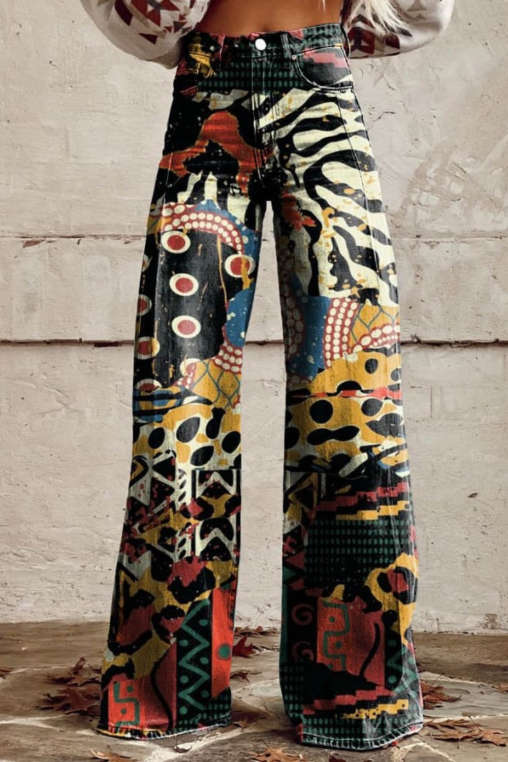 Żaneta | Spodnie Boho Vintage