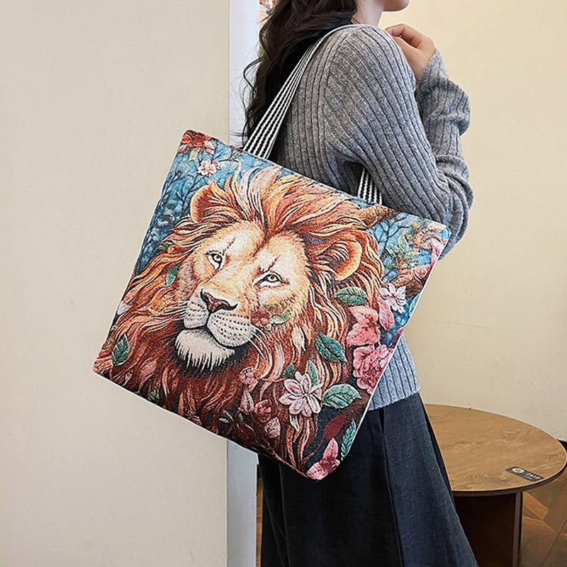 Sac En Toile Décontracté Vintage