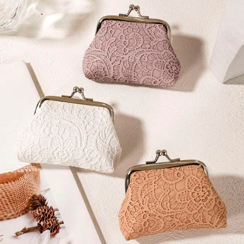 Porte-Monnaie En Dentelle Vintage