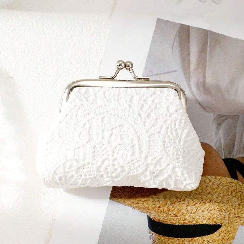 Porte-Monnaie En Dentelle Vintage