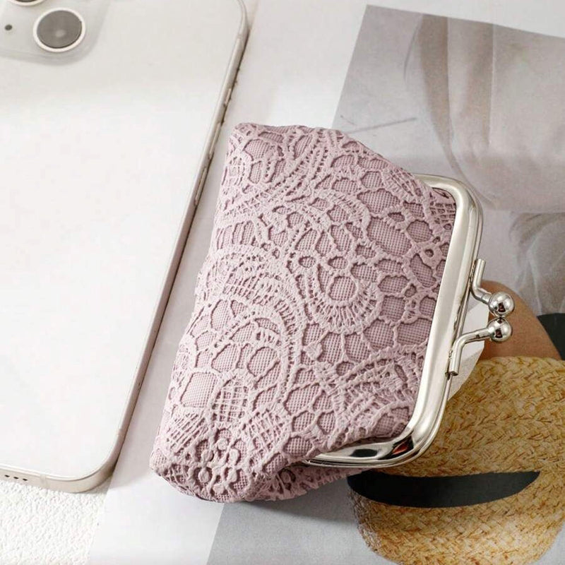 Porte-Monnaie En Dentelle Vintage