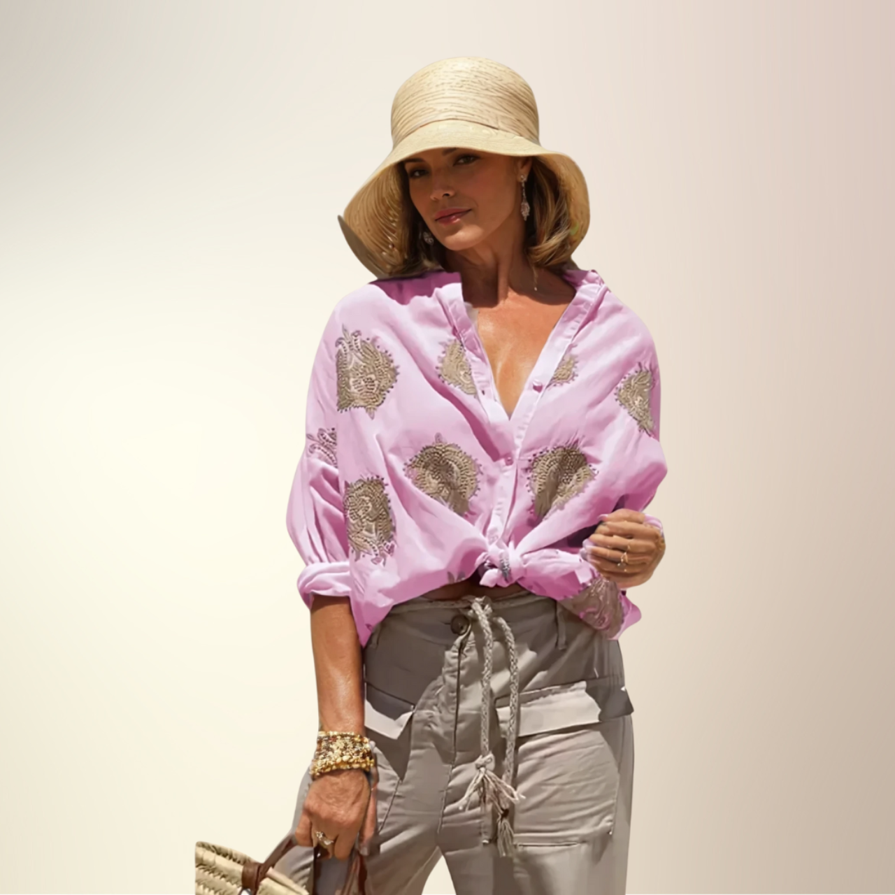 Christine™ – Blouse Légère et Élégante