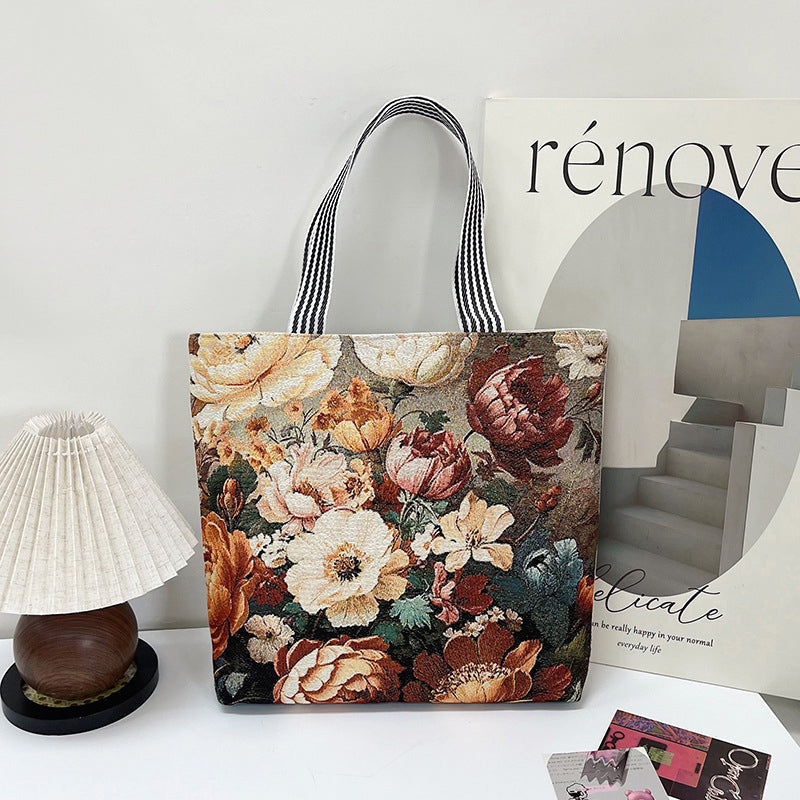 Sac En Toile Décontracté Vintage