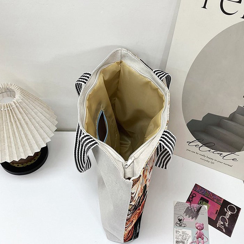 Sac En Toile Décontracté Vintage