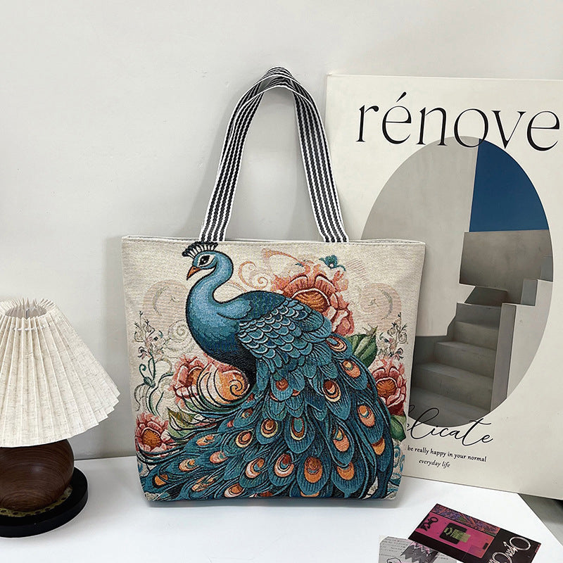 Sac En Toile Décontracté Vintage