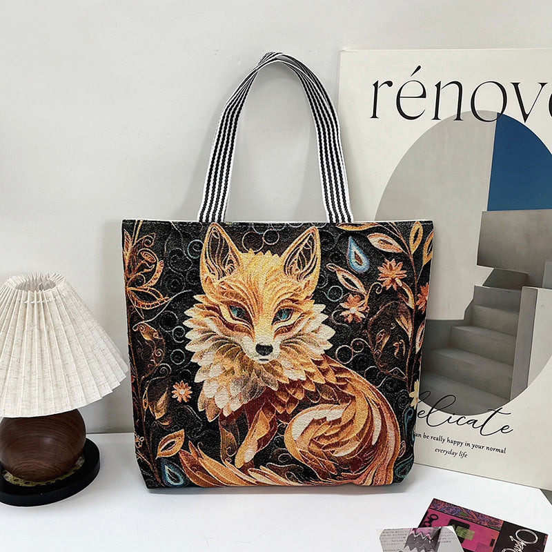 Sac En Toile Décontracté Vintage
