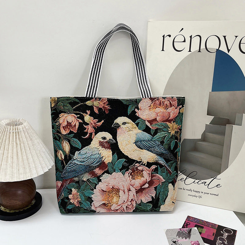 Sac En Toile Décontracté Vintage