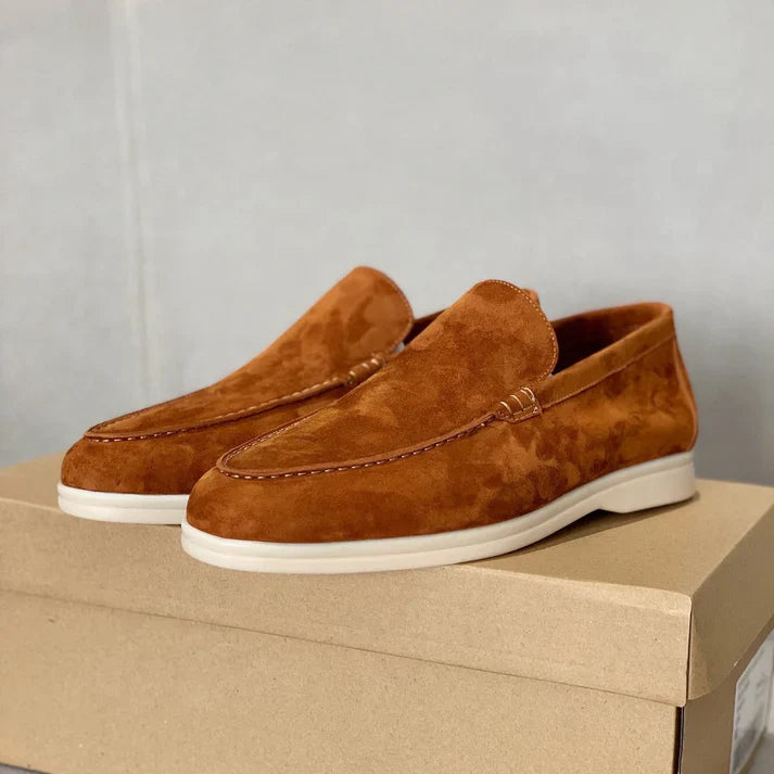 Mocassins de luxe en daim