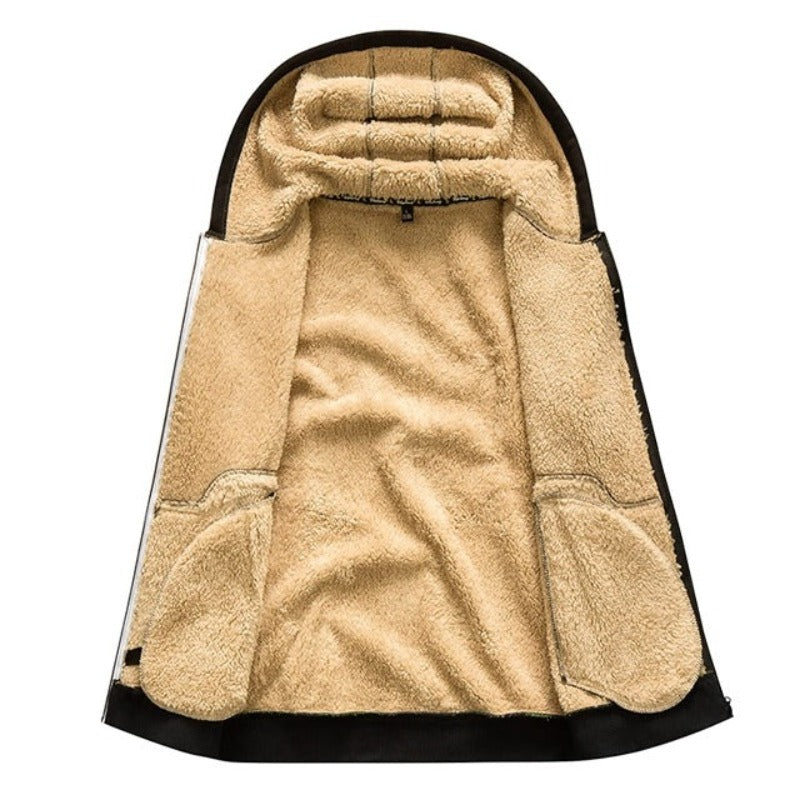 Nicolas™ - Veste Matelassée Doublée de Fourrure