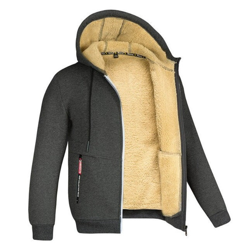 Nicolas™ - Veste Matelassée Doublée de Fourrure