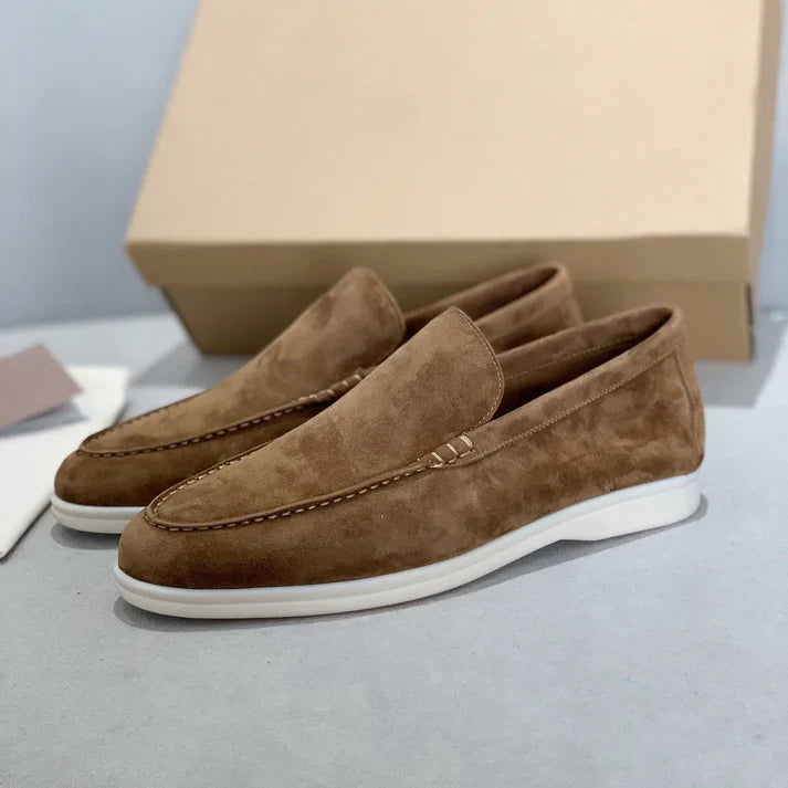 Mocassins de luxe en daim