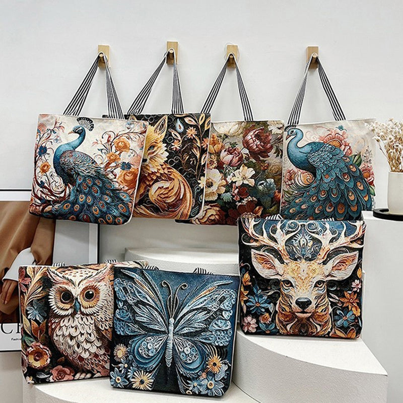 Sac En Toile Décontracté Vintage