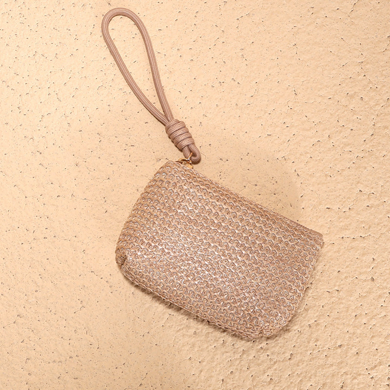 Porte-Monnaie Vintage En Paille