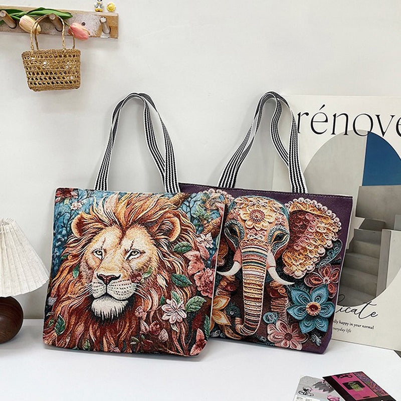 Sac En Toile Décontracté Vintage