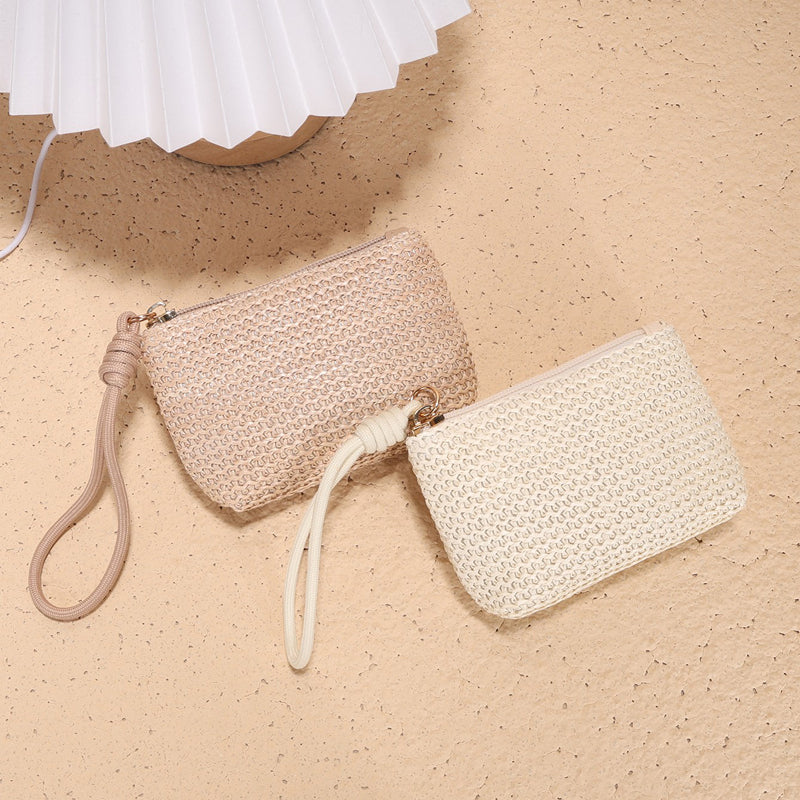 Porte-Monnaie Vintage En Paille
