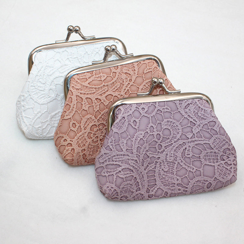 Porte-Monnaie En Dentelle Vintage