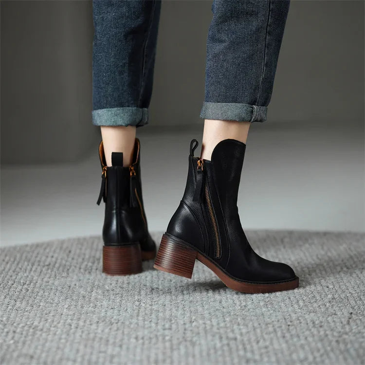 Grazia™ – Bottines en Cuir
