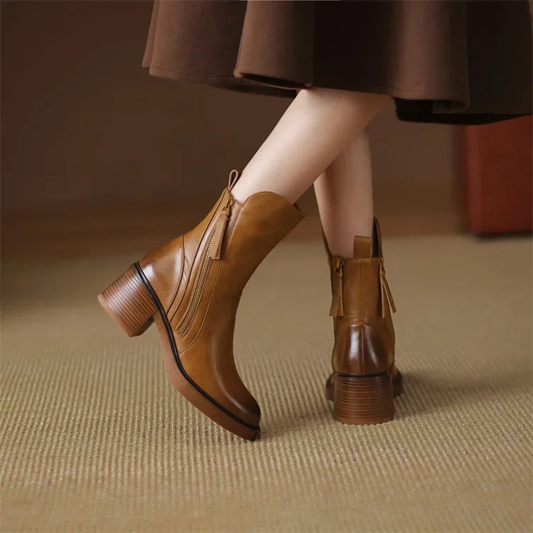 Grazia™ – Bottines en Cuir