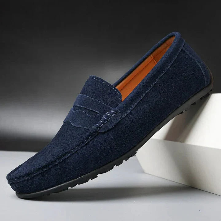 Lorenzo – Mocassins en daim