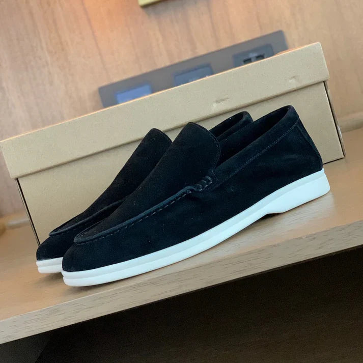 Mocassins de luxe en daim