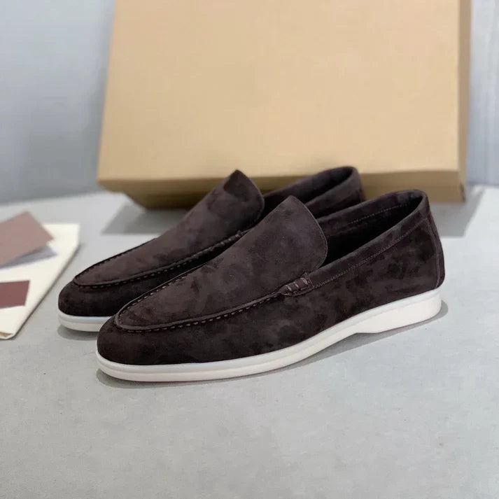 Mocassins de luxe en daim