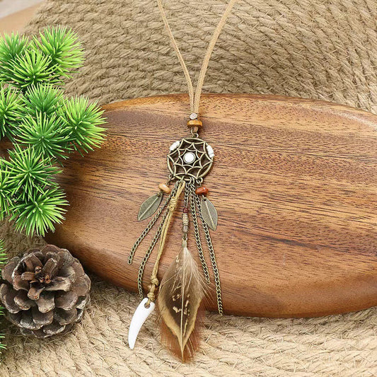 Collier Pendentif Bohème Vintage