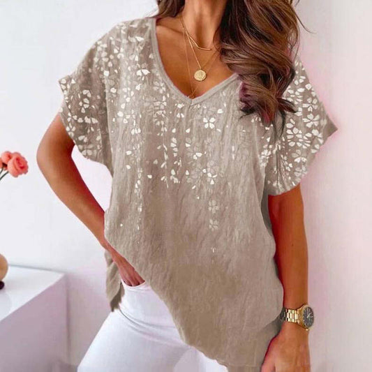 Blouse Décontractée Vintage
