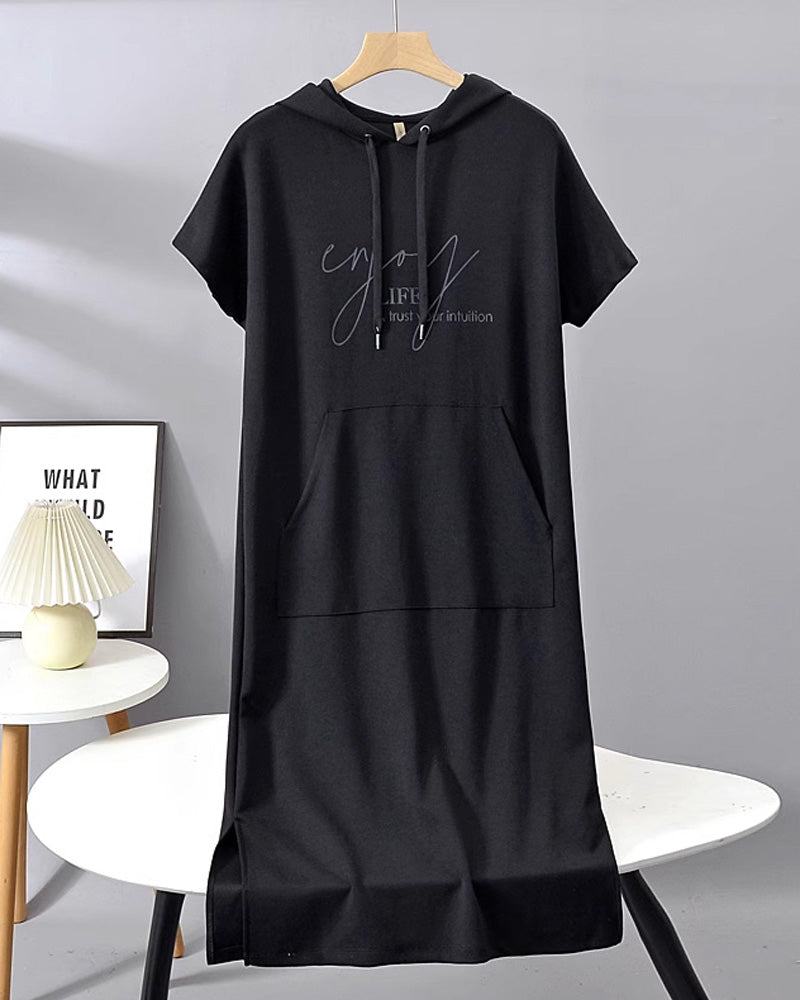 Robe à Capuche Décontractée