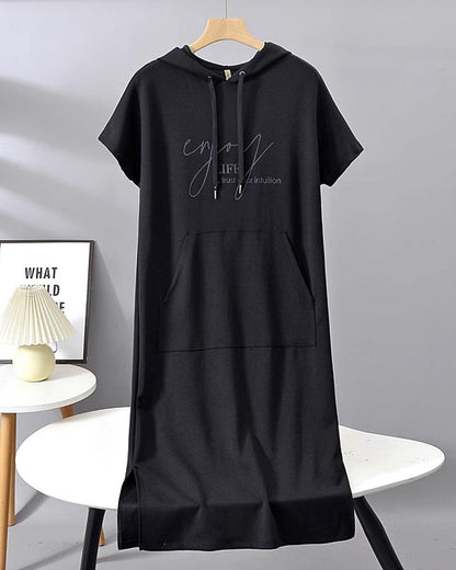 Robe à Capuche Décontractée