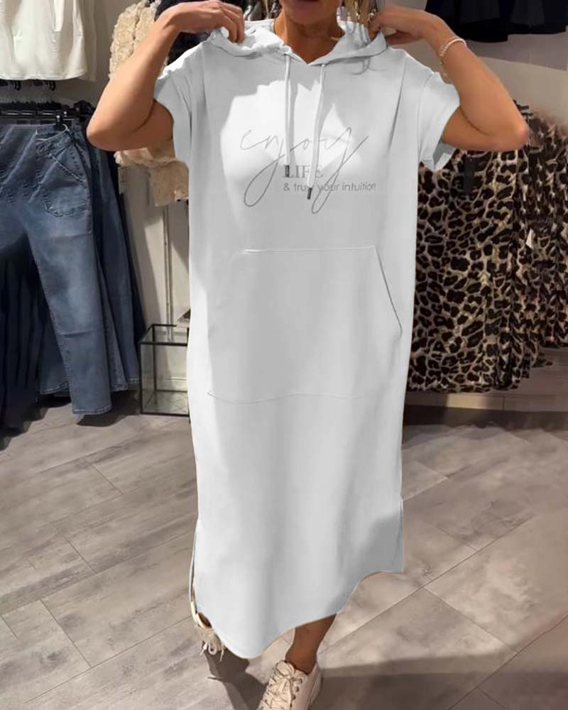 Robe à Capuche Décontractée