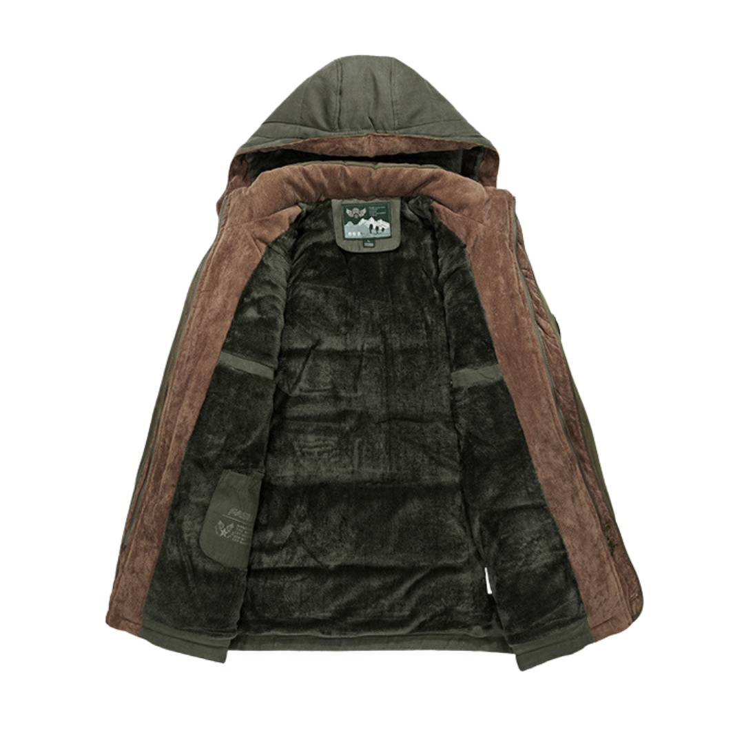 MAXIMILIAN - VESTE D'HIVER DOUBLÉE EN POLAIRE
