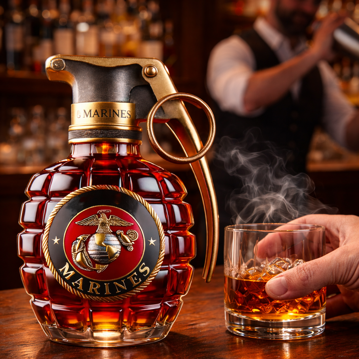 Butelka whisky | Edycja Granatowa