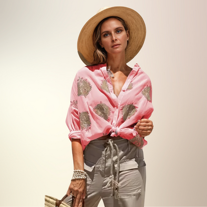 Christine™ – Blouse Légère et Élégante