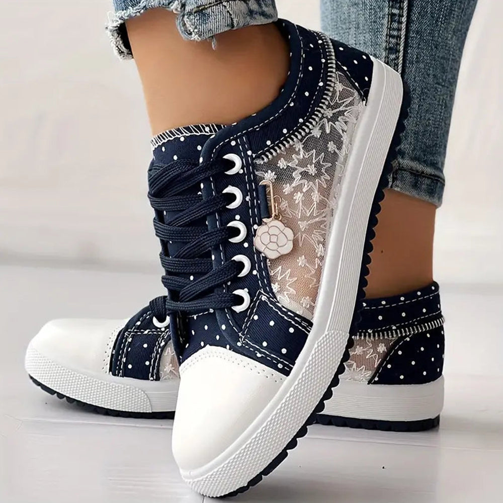 Luna™ Baskets Stylées à Lacets