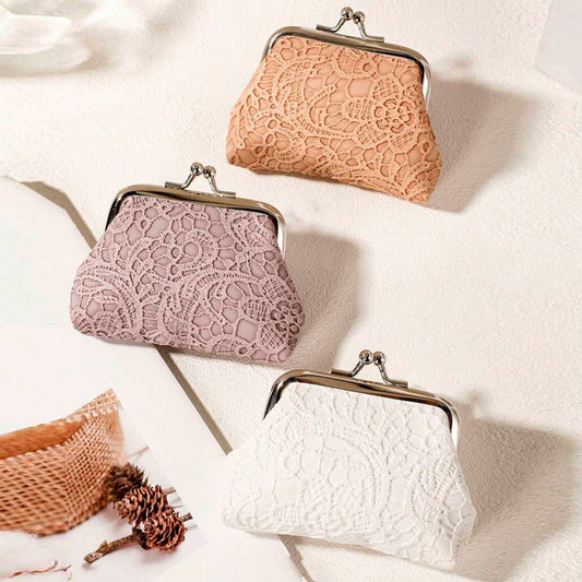 Porte-Monnaie En Dentelle Vintage