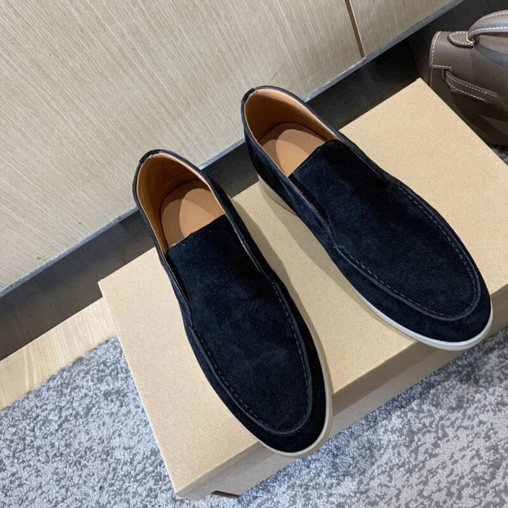 Mocassins décontractés en daim
