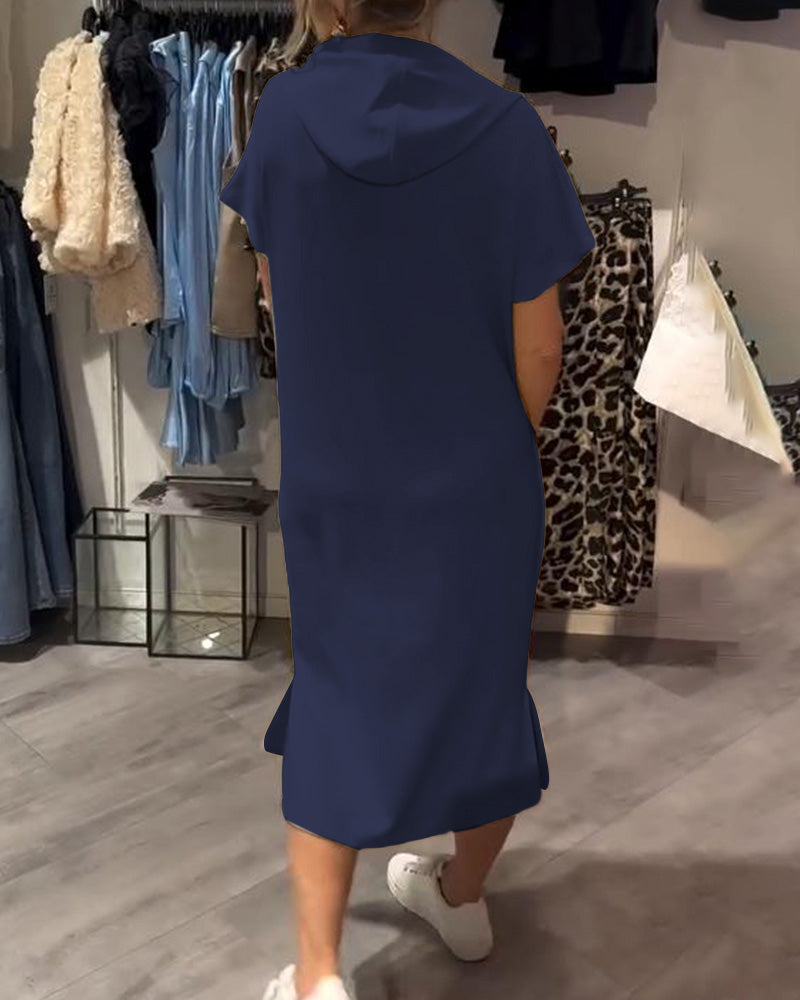 Robe à Capuche Décontractée