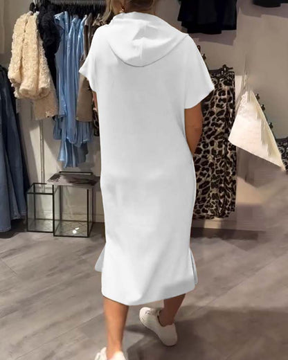 Robe à Capuche Décontractée