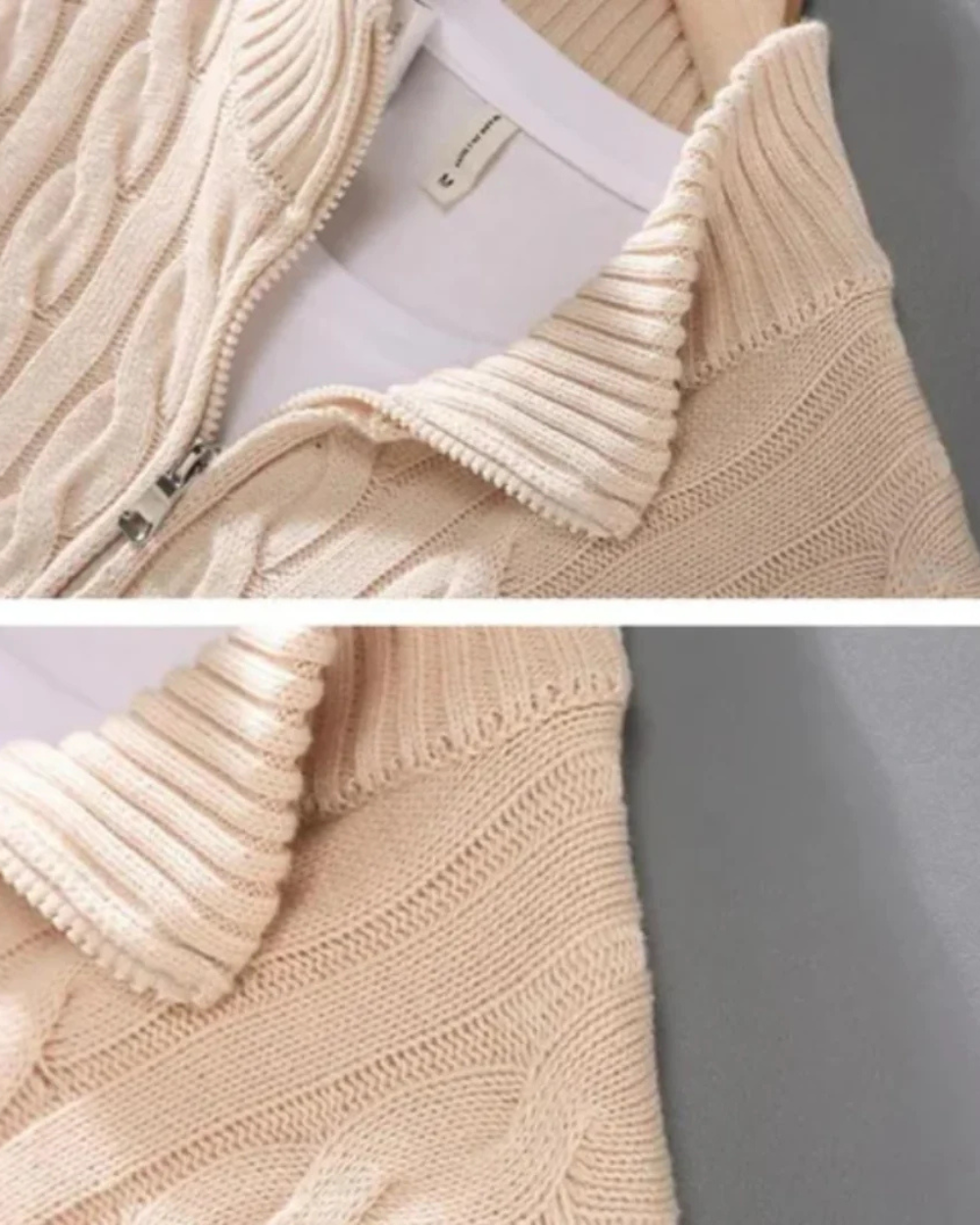 Pietro – Pull à demi-zip