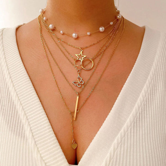 Collier Pendentif Bohème Vintage
