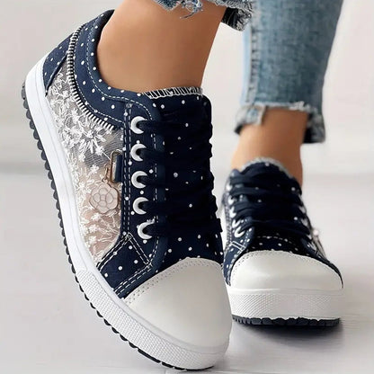 Luna™ Baskets Stylées à Lacets