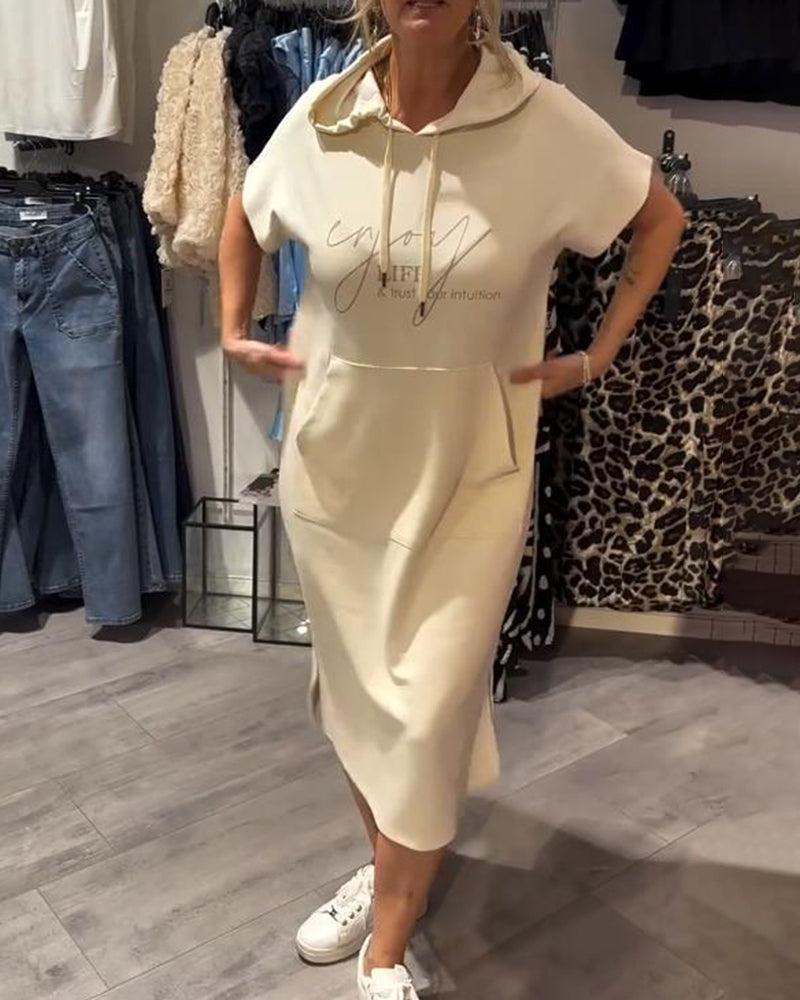 Robe à Capuche Décontractée