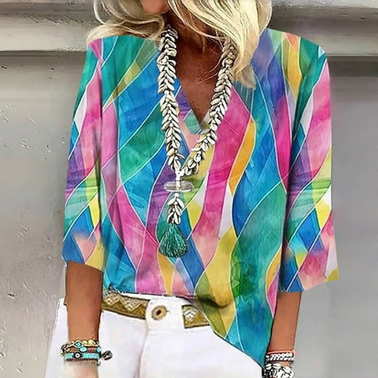 Blouse Vintage Colorée