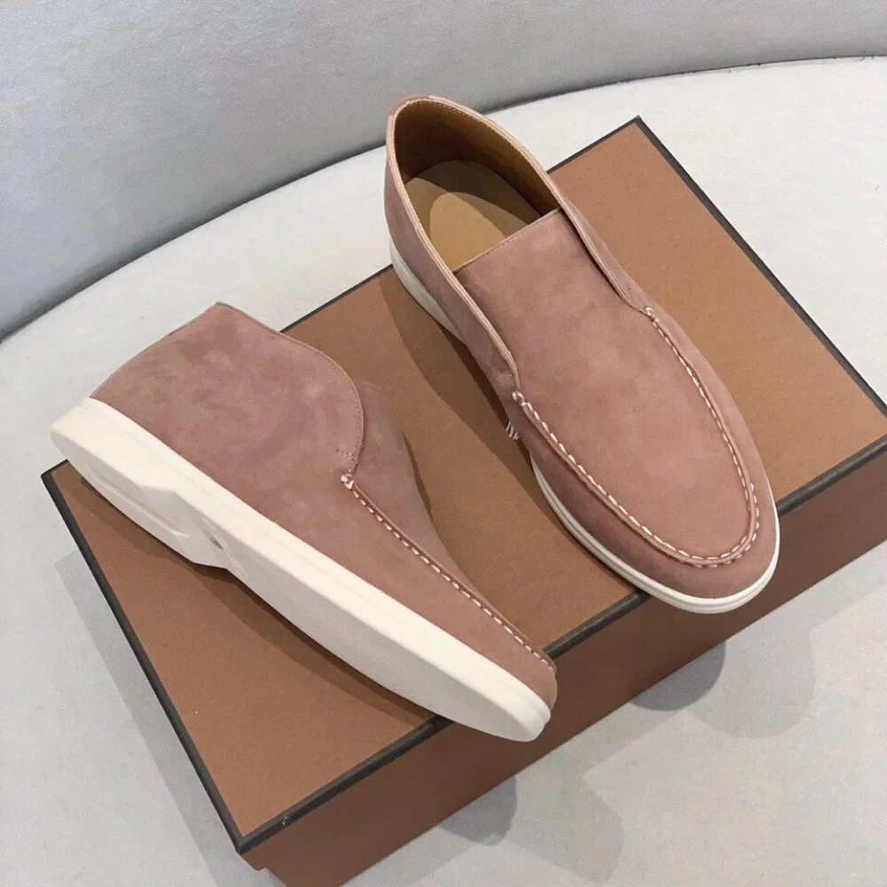 Mocassins décontractés en daim