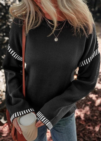 Marisa | Pull chic à contrastes