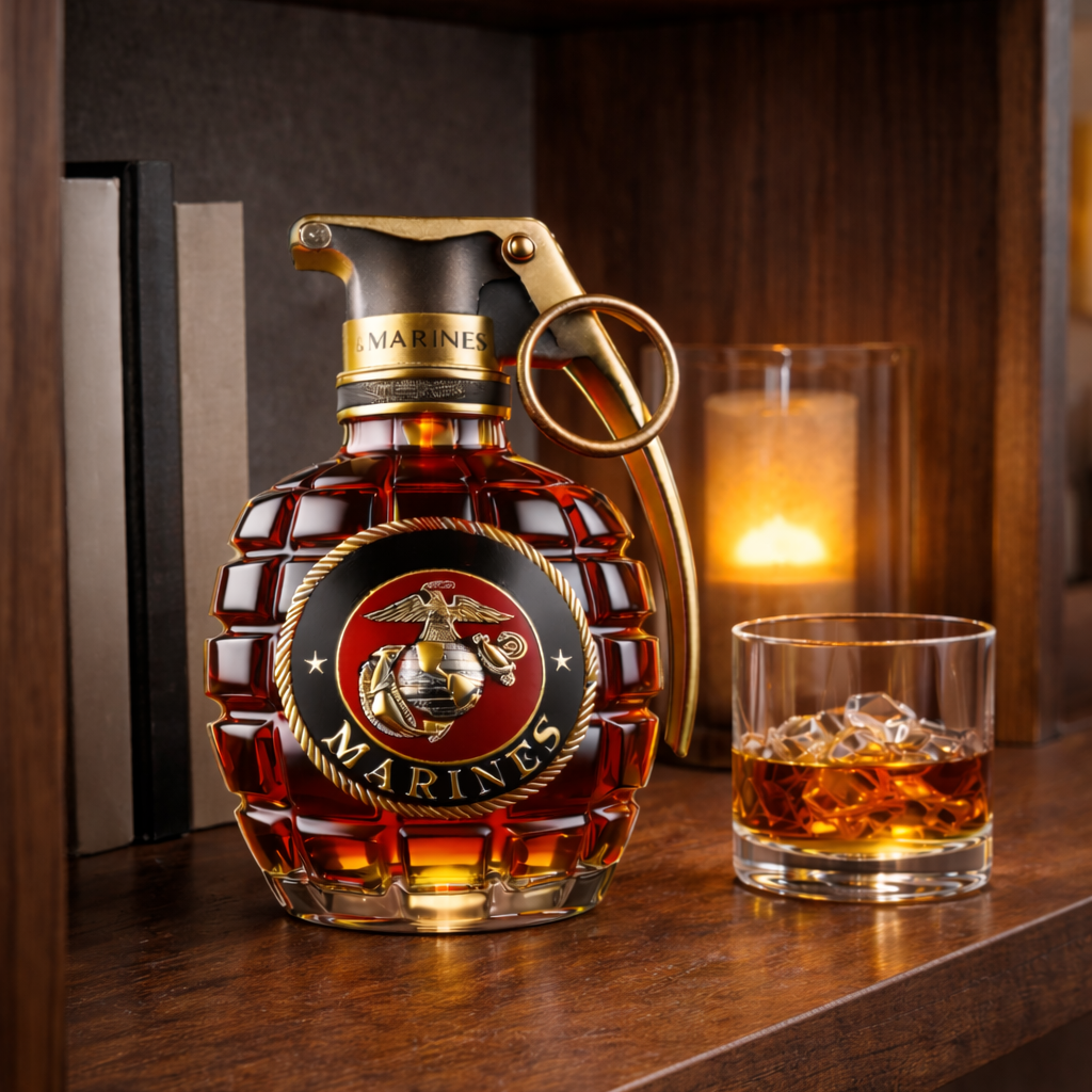 Butelka whisky | Edycja Granatowa