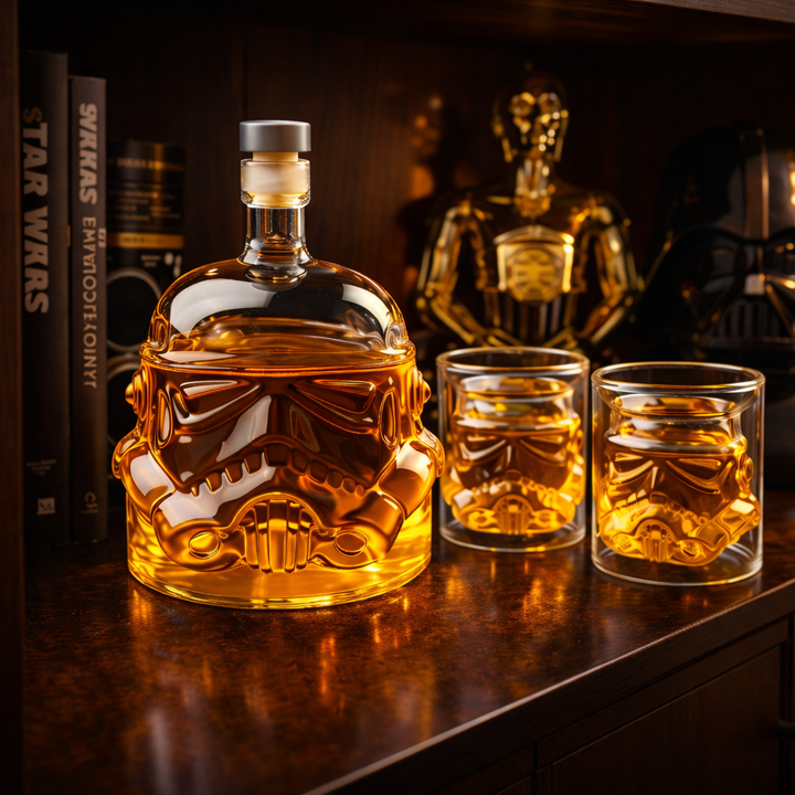 Butelka whisky | Edycja: zestaw butelek i szklanek