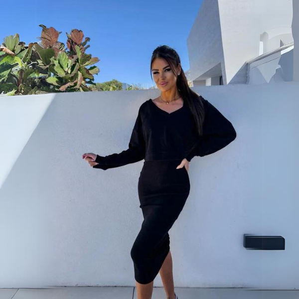 Andrine | Casualowy komplet bluzy i sukienki