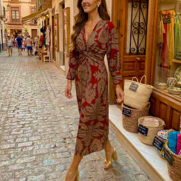 Irina | Elegancka sukienka midi